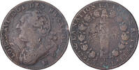 Frankreich 12 Deniers Louis XVI, Toulouse, Kupfer, S, Gadoury:15 -