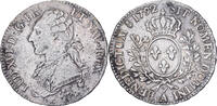 Frankreich 1/2 Ecu aux branches d'olivier Louis XVI, Paris, Silber, SS -