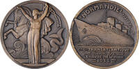 Frankreich Medaille Compagnie Générale Transatlantique, Normandie -