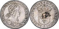Frankreich 1/4 Ecu Louis XIII, Paris, Silber, SS, Gadoury:48 -