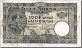 Belgien 100 Francs-20 Belgas Geldschein, 1932-07-27, SS -