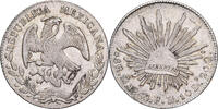 Mexiko 8 Reales Mexico City, Silber, SS+ -