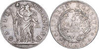 Subalpine Republic 5 Francs An 10 Turin Turin, Silber, SS+