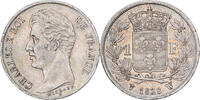 Frankreich 1 Franc 1828 Lille Charles X, Lille, Silber, SS+