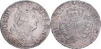 Frankreich 1/2 Ecu aux trois couronnes 1711 Dijon Louis XIV, Dijon, Silber, SS