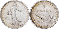 Frankreich Franc Semeuse, Paris, Silber, SS+, KM:844.1 -