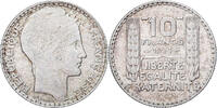 Frankreich 10 Francs Turin, Paris, Silber, VZ, KM:878 -