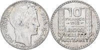 Frankreich 10 Francs Turin, Paris, Silber, VZ, KM:878 -