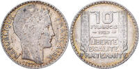 Frankreich 10 Francs Turin, Paris, Silber, VZ, KM:878 -