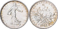 Frankreich 5 Francs 1963 Not Applicable Semeuse, Silber, VZ+, KM:926