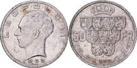 Belgien 50 Francs, 50 Frank 1940 Not Applicable Silber, S+, KM:122.1