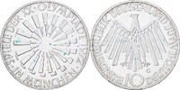 Bundesrepublik Deutschland 10 Mark Karlsruhe, Silber, VZ, KM:134.1 -