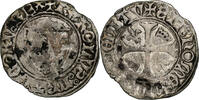 Frankreich Blanc Guénar Charles VI, Tours, Billon, SGE+, Duplessy:377C -