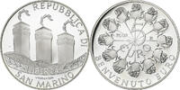 San Marino 10 Euro Benvenuto euro, PP, Rome, Silber, STGL, KM:448 -