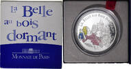 Frankreich 1-1/2 Euro La Belle au bois dormant, PP, MDP, Silber, STGL -