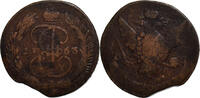 Russland 5 Kopeks Catherine II, Kupfer, S -