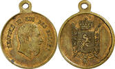 Belgien Medaille Léopold II, roi des Belges, Messing, SS+ -