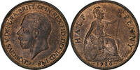 United Kingdom 1/2 Penny George V, London, Bronze, UNZ, Spink:4058 -