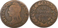 Frankreich 5 Centimes Dupré, Metz, Kupfer, S, Gadoury:126a -