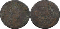 Frankreich Liard Louis XIV, Vimy, Kupfer, SGE+, Gadoury:80 -
