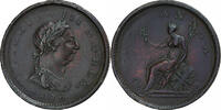 United Kingdom Penny George III, Soho, Kupfer, SS+, Spink:3780, KM:663 -
