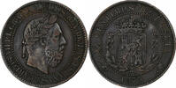 Spanien 10 Centimos Carlos VII, Oñate, Pretender, Bronze, SS+, KM:670 -