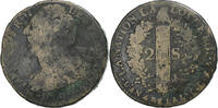 Frankreich 2 sols François Louis XVI, Paris, Métal de cloche -