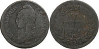 Frankreich Decime Dupré, Paris, Kupfer, SGE+, Gadoury:187, KM:640 -