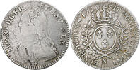 Frankreich 1/2 Ecu aux branches d'olivier Louis XV, Montpellier -