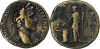 Sesterz Antonin le Pieux, Rome, Bronze, S+ -