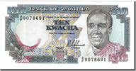 Sambia 10 Kwacha Geldschein, UNZ -
