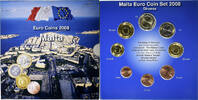 Malta 1 Cent to 2 Euro + stamp BU, Monnaie de Paris, STGL -