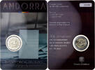 Andorra 2 Euro majorité à 18 ans, BU, Monnaie de Paris, Bi-Metallic -