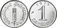 Frankreich Centime Épi, Monnaie de Paris, série FDC, Stainless Steel -