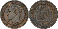 Frankreich 5 Centimes Napoleon I, Paris, Bronze, SS+, Gadoury:155 -