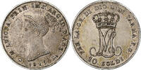 Duchy of Parma 10 Soldi Maria Luigia, Milan, Silber, SS+, Gadoury:IT37 -