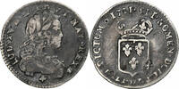 Frankreich 1/12 Ecu de France Louis XV, Lille, reformed, Silber, S+ -