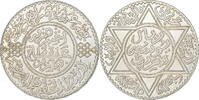 Marokko 10 Dirhams Youssef ben Hassan, Silber, UNZ+, KM:33 -