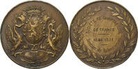 Frankreich Medaille Valenciennes, Bronze, E.LEMOINE. GR., SS -