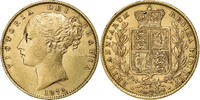 Großbritannien Sovereign Victoria, London, Union Shield, Gold, VZ -