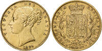 Großbritannien Sovereign Victoria, London, Union Shield, Gold, VZ -