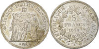 Frankreich 5 Francs Hercule, Paris, Silber, SS+, Gadoury:678, KM:820.1 -