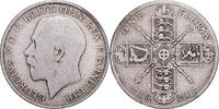 Großbritannien Florin George V, London, Silber, S+, KM:817a -