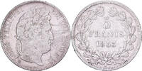 Frankreich 5 Francs Louis Philippe I, Nantes, Silber, S+, Gadoury:678 -