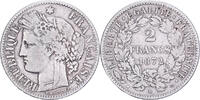 Frankreich 2 Francs Cérès, Bordeaux, Silber, S, Gadoury:530a, KM:817.2 -