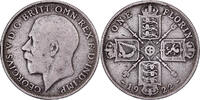 Großbritannien Florin George V, British Royal Mint, Silber, S, KM:817 -