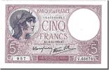 Frankreich 5 Francs Geldschein, 1955-1959 Overprinted with ''Nouveaux -