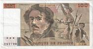 Frankreich 100 Francs Delacroix, D236, VZ -