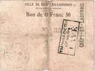 Frankreich 50 Centimes 1915-03-12, 1496, SGE+, Pirot:02-531 -
