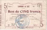 Frankreich 5 Francs 25 Centimes, 1915-06-05, 71, S+, Pirot:02-531 -